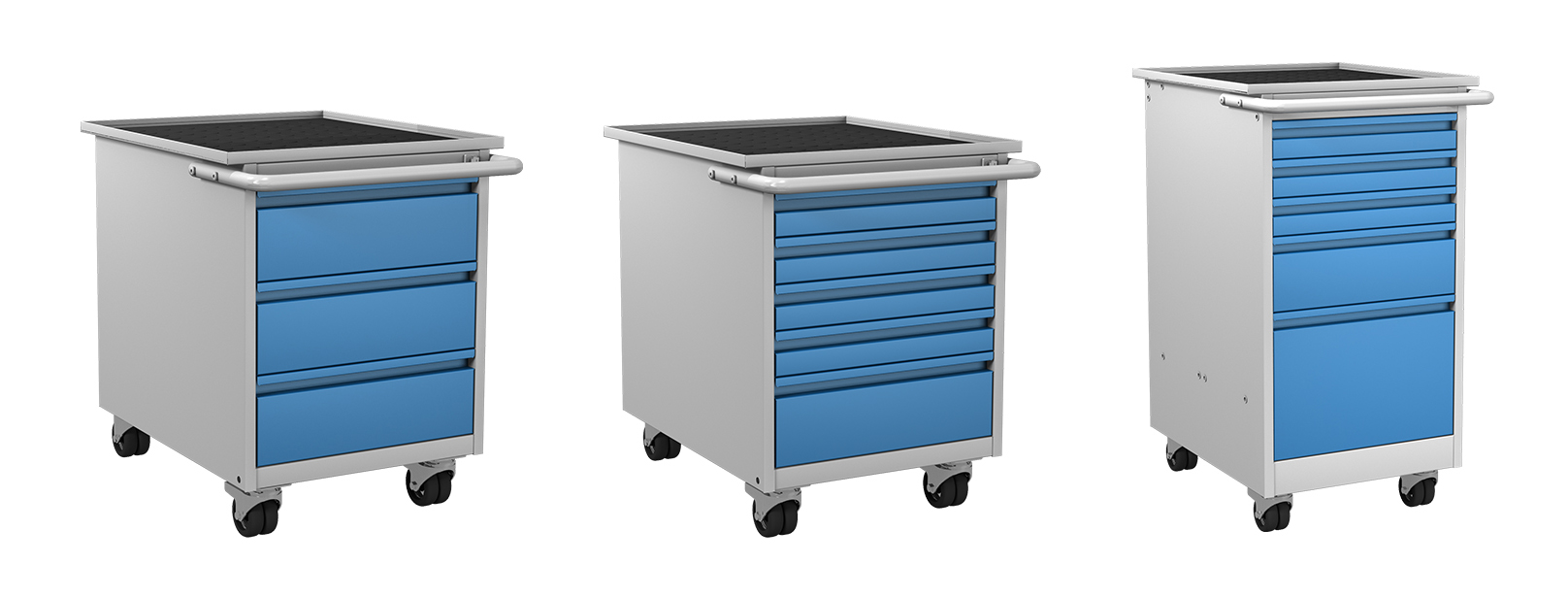 Service trolley with drawers